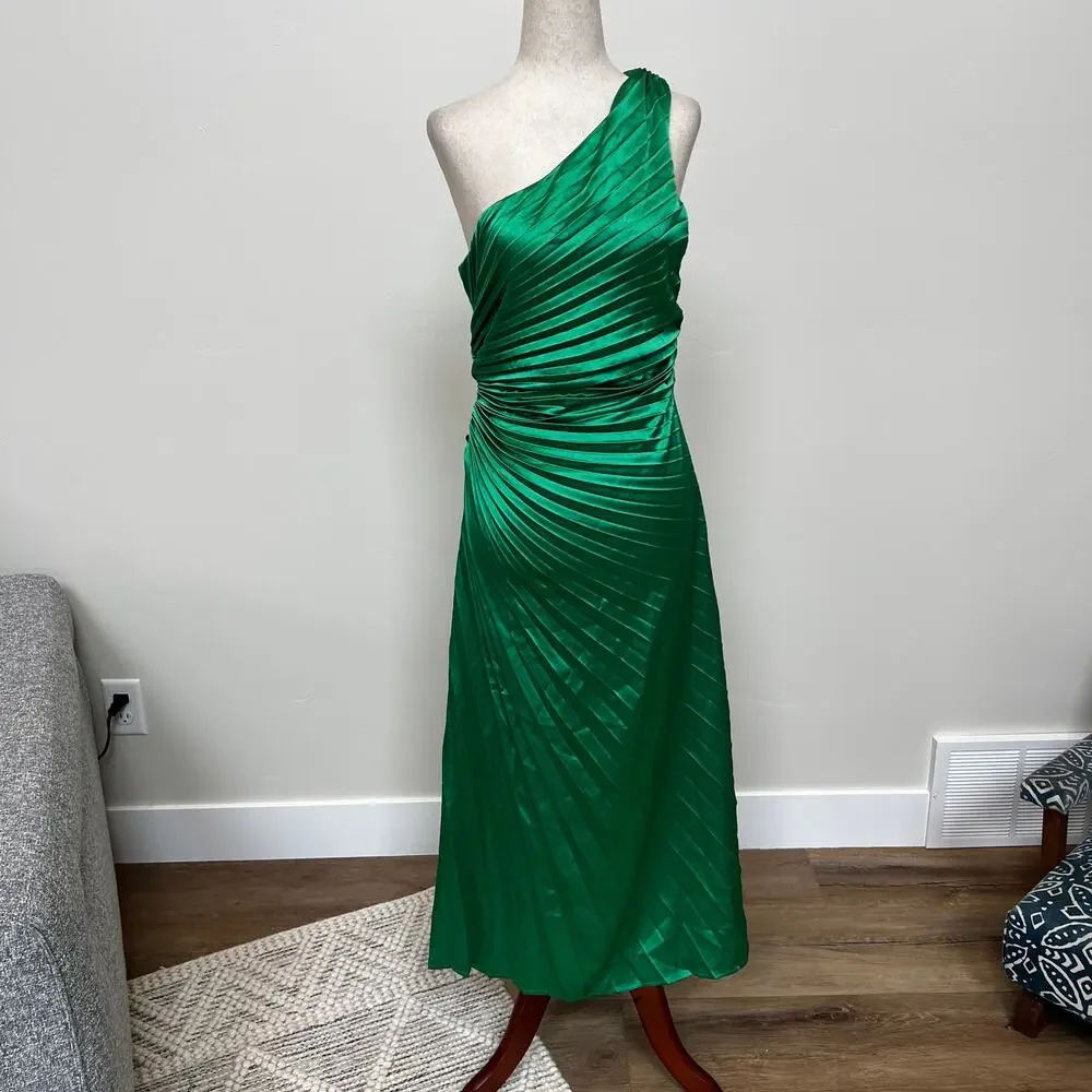 DELFI COLLECTIVE Women's Leah Dress Size M In Green - Picture 4 of 11